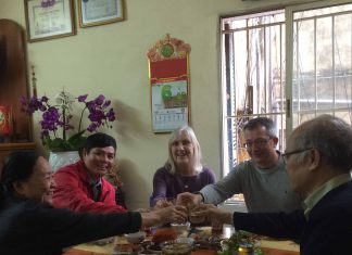 meal in a local house