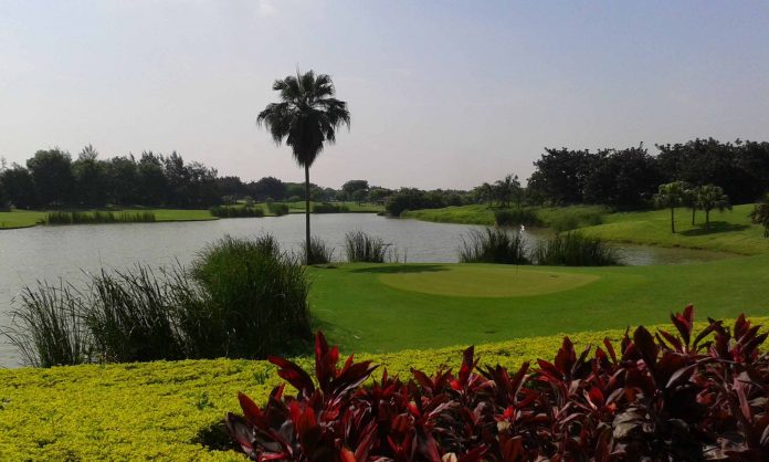 one of golfcourse in hanoi