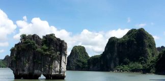 one of beautiful islet in halong