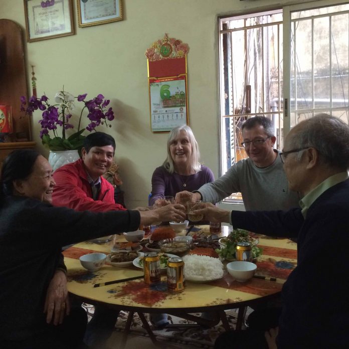 meal in a local house